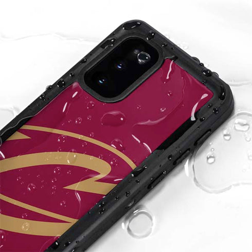 NBA Cleveland Cavaliers Large Logo Galaxy S20 Waterproof Case