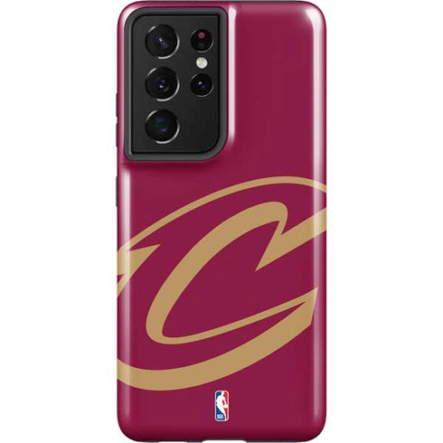 NBA Cleveland Cavaliers Large Logo Galaxy S21 Ultra 5G Pro Case