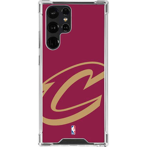 NBA Cleveland Cavaliers Large Logo Galaxy S22 Ultra Clear Case