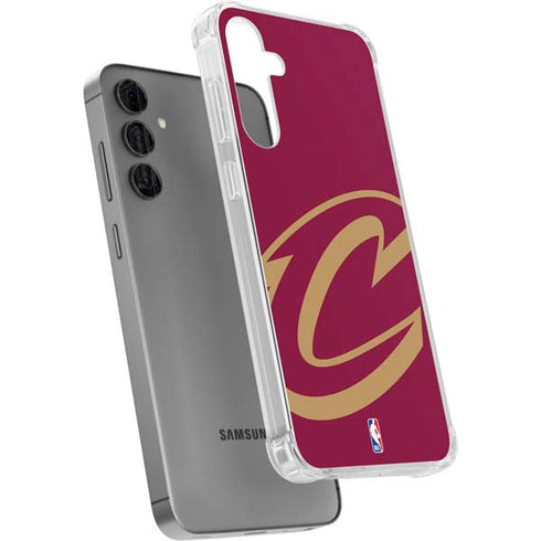 NBA Cleveland Cavaliers Large Logo Galaxy S24 Plus Clear Case