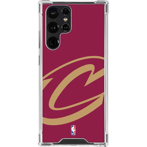 NBA Cleveland Cavaliers Large Logo Galaxy S24 Ultra Clear Case
