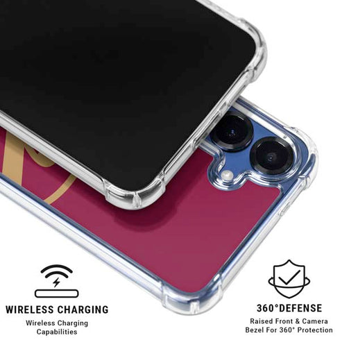 NBA Cleveland Cavaliers Large Logo Galaxy S25 Clear Case
