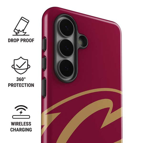 NBA Cleveland Cavaliers Large Logo Galaxy S26 Impact Case