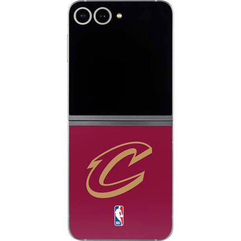 NBA Cleveland Cavaliers Large Logo Galaxy Z Flip6 Skin
