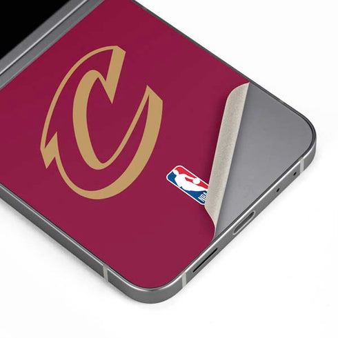 NBA Cleveland Cavaliers Large Logo Galaxy Z Flip6 Skin
