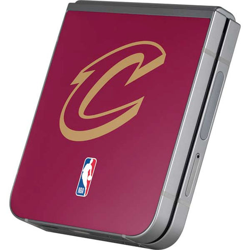 NBA Cleveland Cavaliers Large Logo Galaxy Z Flip6 Skin