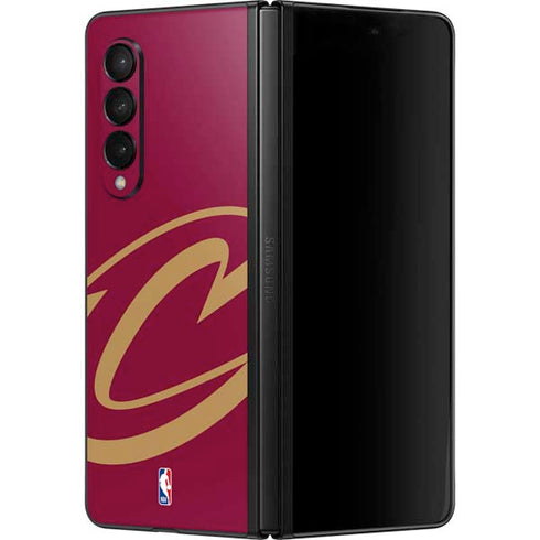 NBA Cleveland Cavaliers Large Logo Galaxy Z Fold3 5G Skin