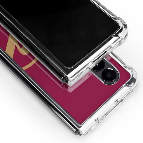 NBA Cleveland Cavaliers Large Logo Galaxy Z Fold4 5G Clear Case