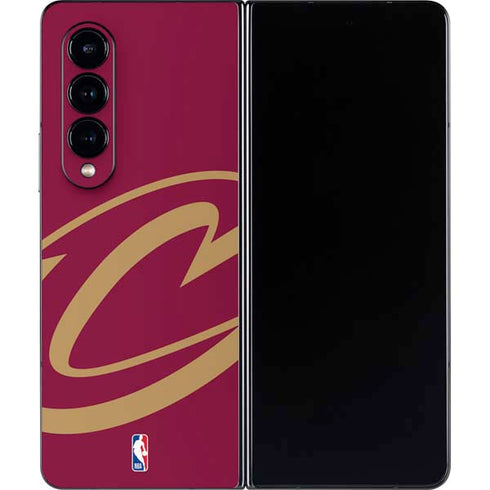 NBA Cleveland Cavaliers Large Logo Galaxy Z Fold4 5G Skin