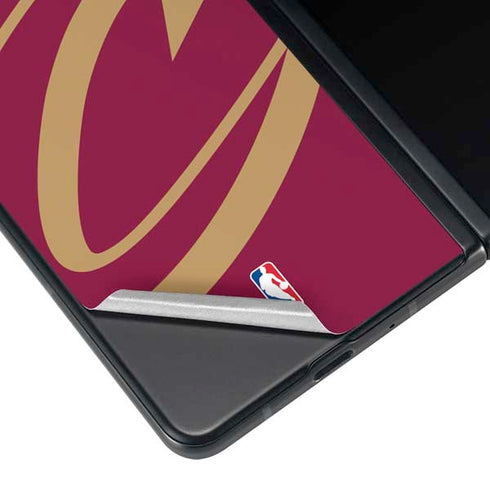 NBA Cleveland Cavaliers Large Logo Galaxy Z Fold4 5G Skin