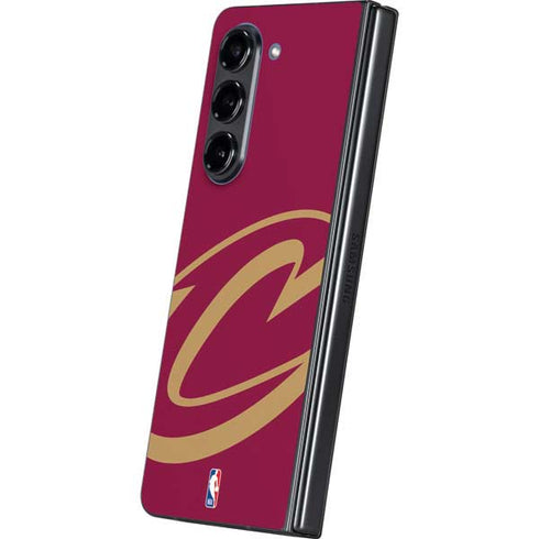 NBA Cleveland Cavaliers Large Logo Galaxy Z Fold5 5G Skin