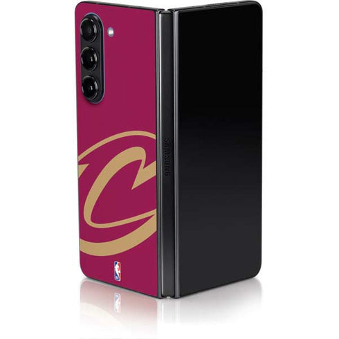 NBA Cleveland Cavaliers Large Logo Galaxy Z Fold5 5G Skin