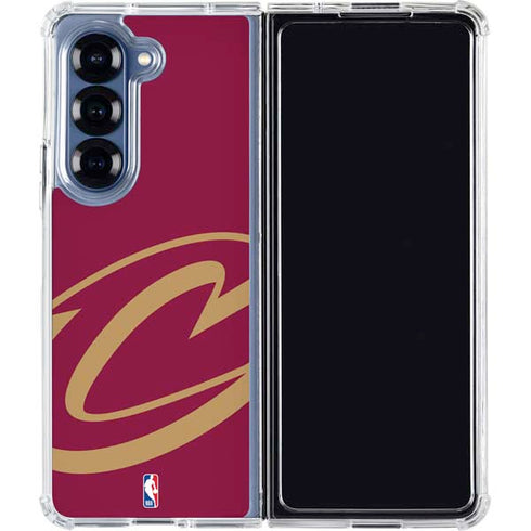 NBA Cleveland Cavaliers Large Logo Galaxy Z Fold6 Clear Case