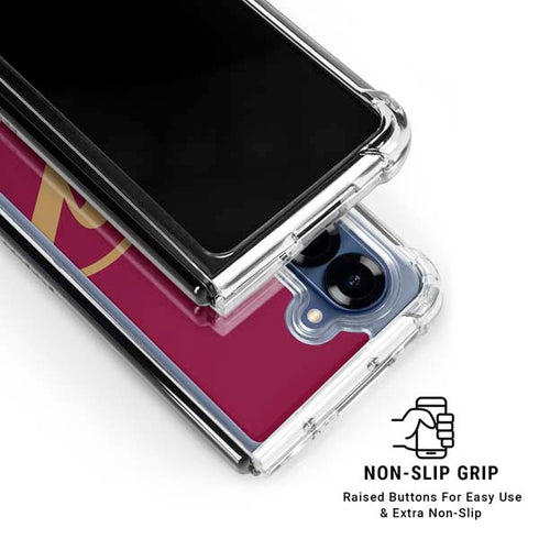 NBA Cleveland Cavaliers Large Logo Galaxy Z Fold6 Clear Case