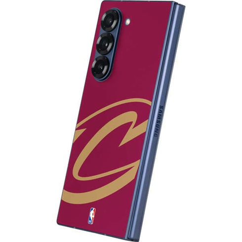 NBA Cleveland Cavaliers Large Logo Galaxy Z Fold6 Skin