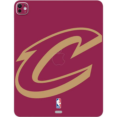 NBA Cleveland Cavaliers Large Logo iPad Pro 13in M4 (2024) Skin