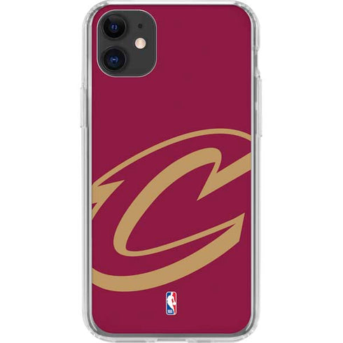 NBA Cleveland Cavaliers Large Logo iPhone 11 Clear Case