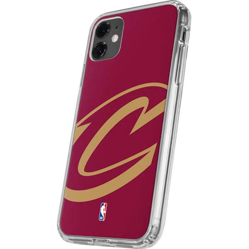 NBA Cleveland Cavaliers Large Logo iPhone 11 Clear Case