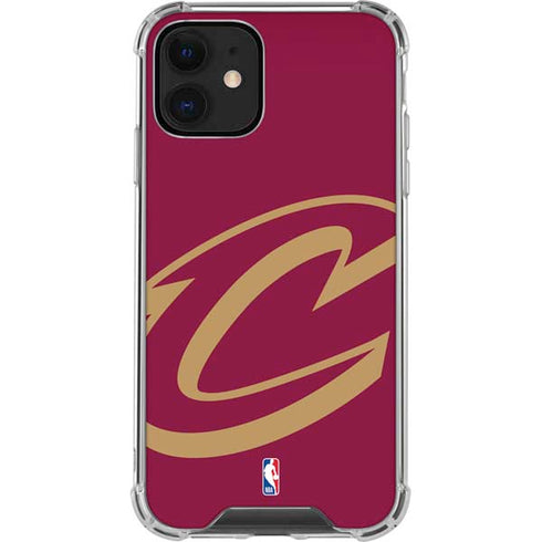 NBA Cleveland Cavaliers Large Logo iPhone 12 Clear Case