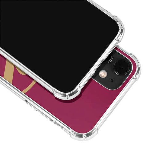 NBA Cleveland Cavaliers Large Logo iPhone 12 Clear Case