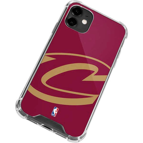NBA Cleveland Cavaliers Large Logo iPhone 12 Clear Case