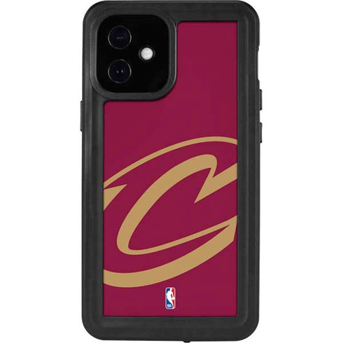 NBA Cleveland Cavaliers Large Logo iPhone 12 Mini Waterproof Case