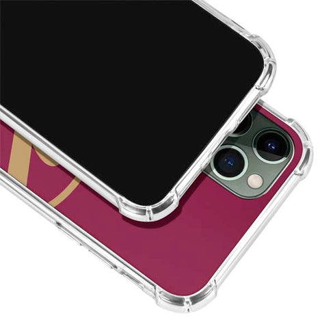 NBA Cleveland Cavaliers Large Logo iPhone 12 Pro Clear Case