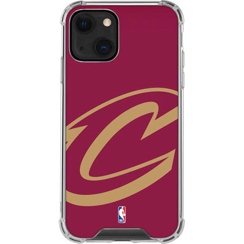NBA Cleveland Cavaliers Large Logo iPhone 13 Mini Clear Case