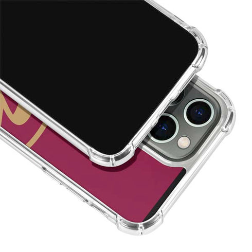 NBA Cleveland Cavaliers Large Logo iPhone 13 Pro Clear Case