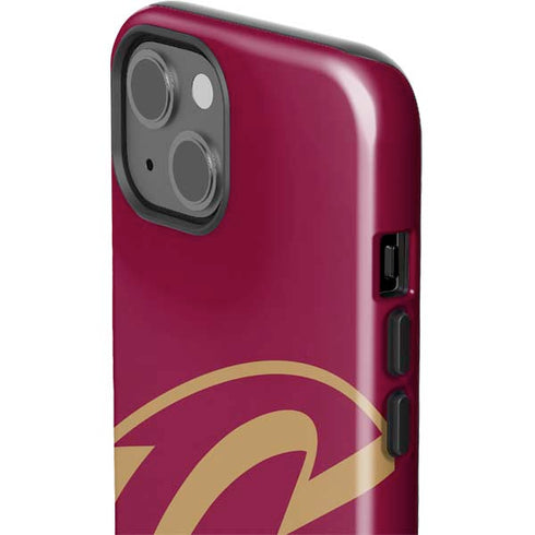 NBA Cleveland Cavaliers Large Logo iPhone 14 Plus Impact Case
