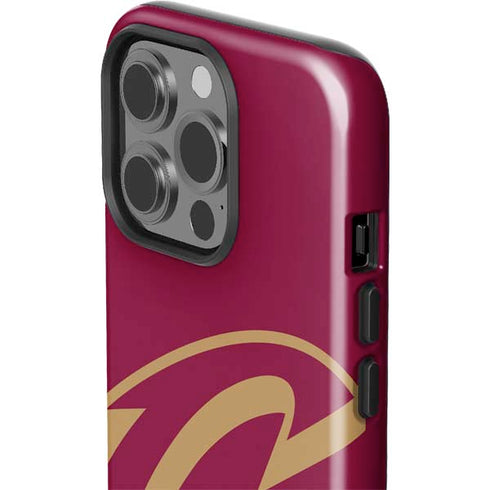 NBA Cleveland Cavaliers Large Logo iPhone 14 Pro Impact Case