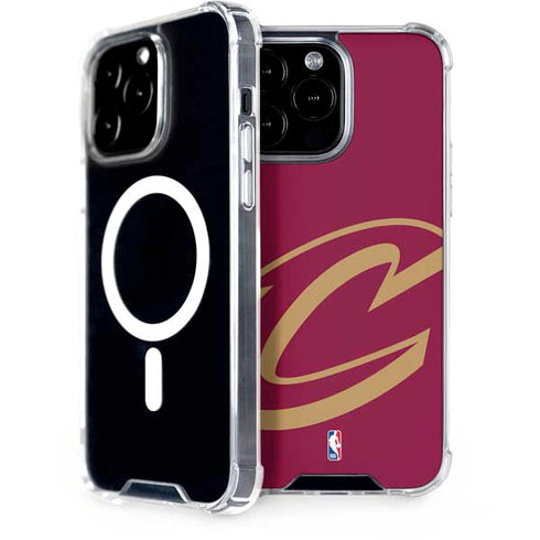 NBA Cleveland Cavaliers Large Logo iPhone 14 Pro Max MagSafe Case