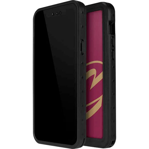 NBA Cleveland Cavaliers Large Logo iPhone 14 Pro Max Waterproof Case