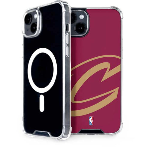 NBA Cleveland Cavaliers Large Logo iPhone 15 MagSafe Case