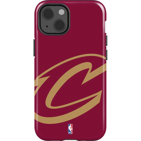 NBA Cleveland Cavaliers Large Logo iPhone 15 Plus Impact Case