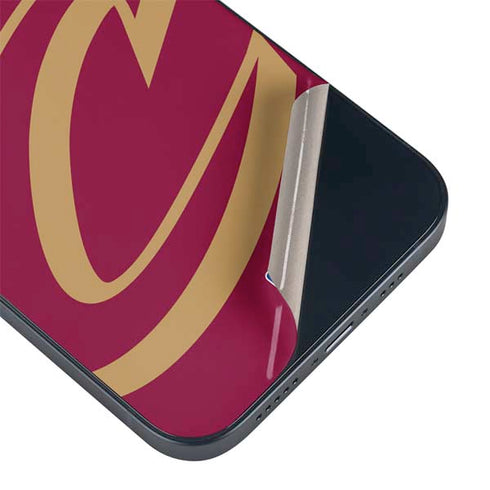 NBA Cleveland Cavaliers Large Logo iPhone 15 Plus Skin