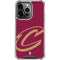 NBA Cleveland Cavaliers Large Logo iPhone 15 Pro Clear Case