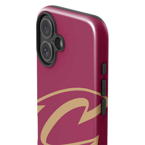 NBA Cleveland Cavaliers Large Logo iPhone 16 Impact Case