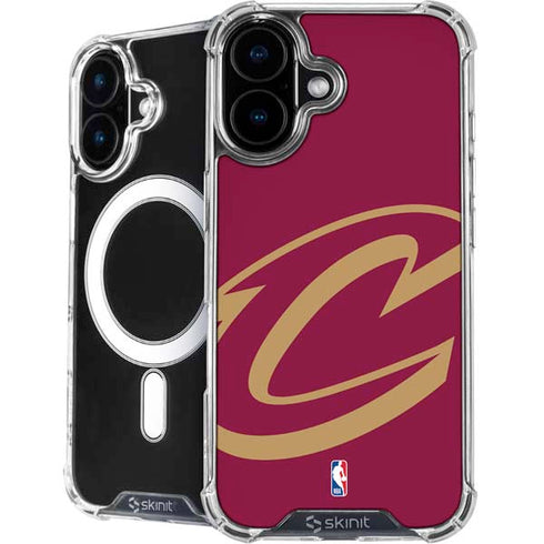 NBA Cleveland Cavaliers Large Logo iPhone 16 MagSafe Case