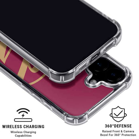 NBA Cleveland Cavaliers Large Logo iPhone 16 MagSafe Case