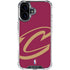NBA Cleveland Cavaliers Large Logo iPhone 16 Plus Clear Case