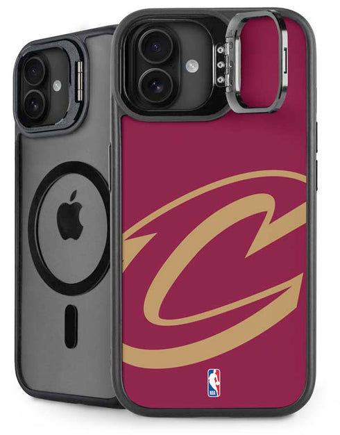 NBA Cleveland Cavaliers Large Logo iPhone 16 Plus Kickstand Case