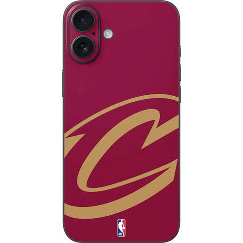 NBA Cleveland Cavaliers Large Logo iPhone 16 Plus Skin