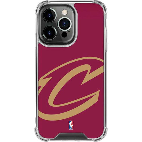 NBA Cleveland Cavaliers Large Logo iPhone 16 Pro Max Clear Case