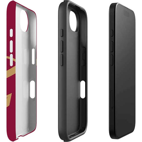 NBA Cleveland Cavaliers Large Logo iPhone 16e Impact Case