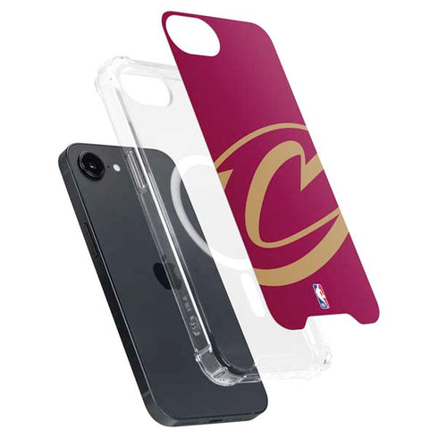 NBA Cleveland Cavaliers Large Logo iPhone 16e MagSafe Case