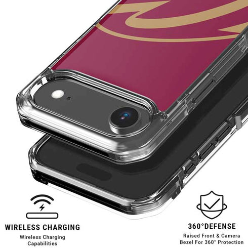 NBA Cleveland Cavaliers Large Logo iPhone 17 Air Clear Case