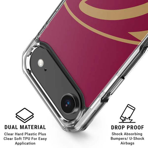 NBA Cleveland Cavaliers Large Logo iPhone 17 Air Clear Case