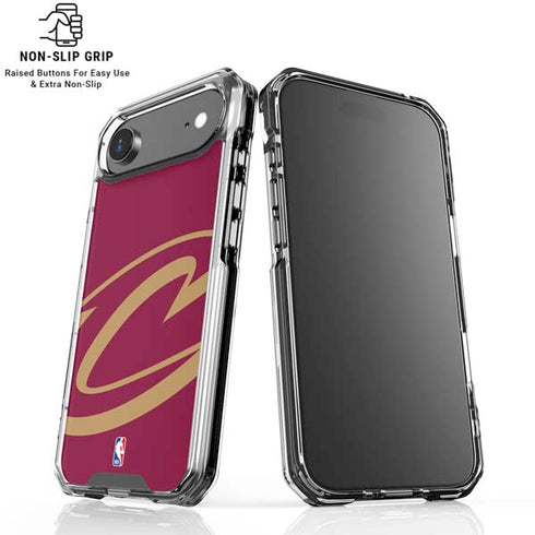 NBA Cleveland Cavaliers Large Logo iPhone 17 Air Clear Case