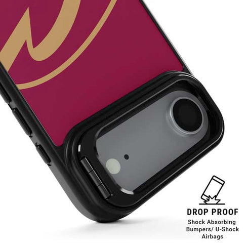 NBA Cleveland Cavaliers Large Logo iPhone 17 Air Kickstand Case